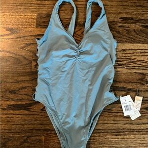 LSPACE Light Blue ONE PIECE side cut out Adorable